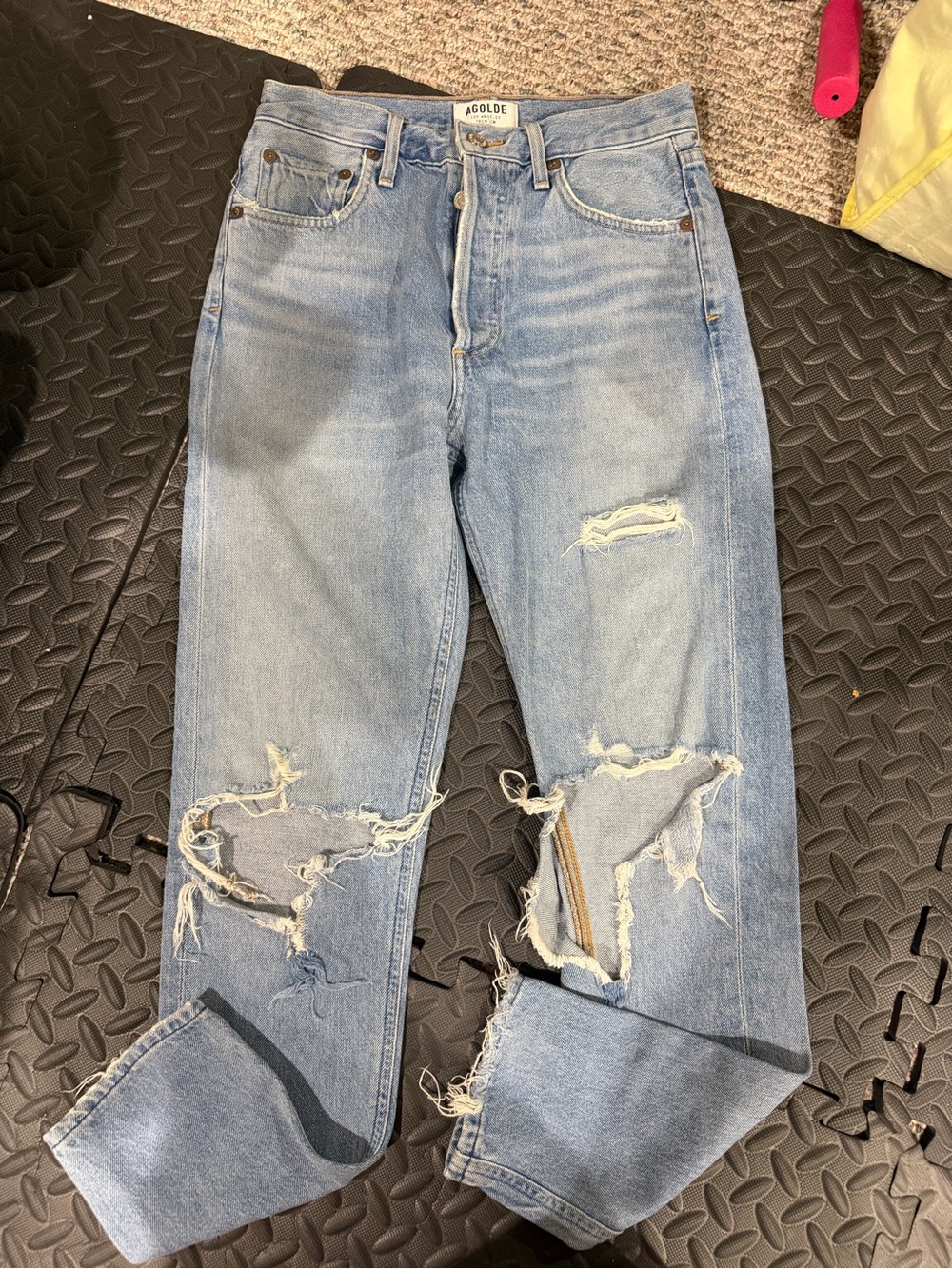 Agolde ripped jeans
